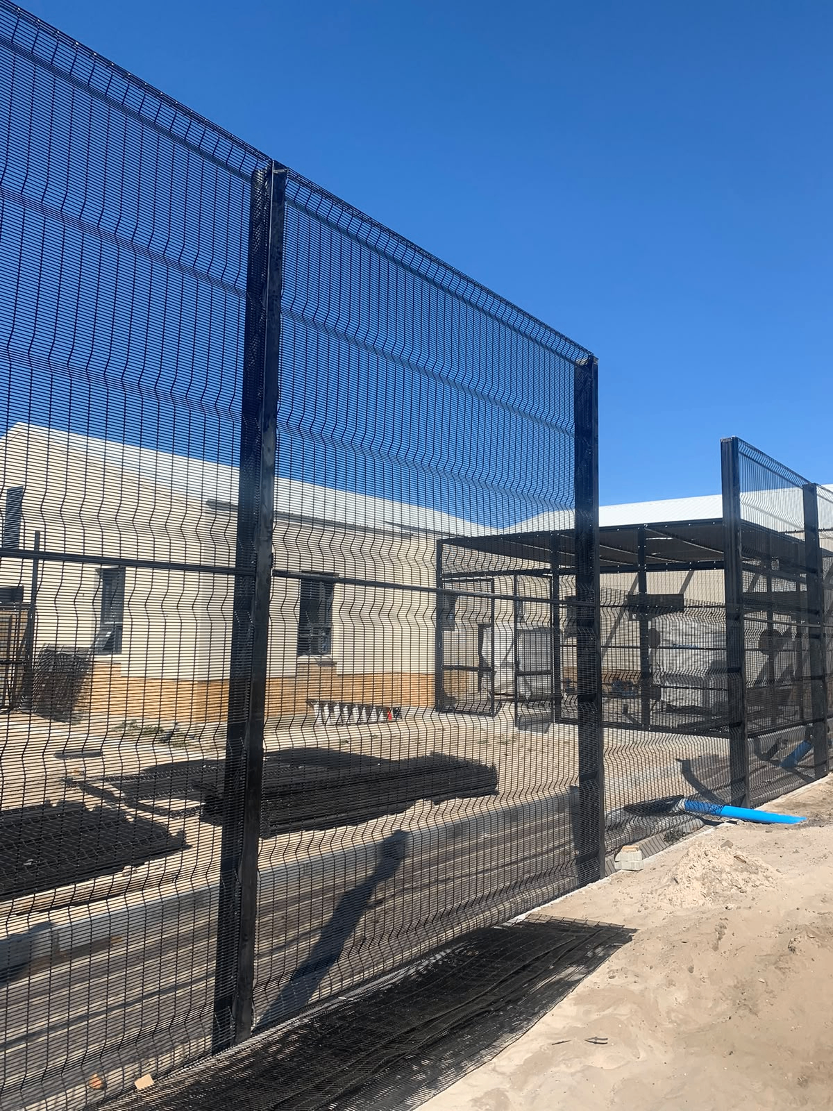 ClearVu security fencing installed by Spara
